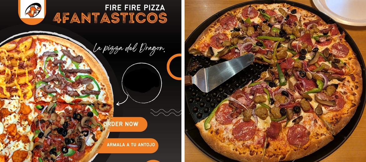 Fire Fire Pizza Menu